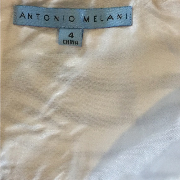 Antonio Melani Blue and White Sleeveless Dress - Picture 6 of 7